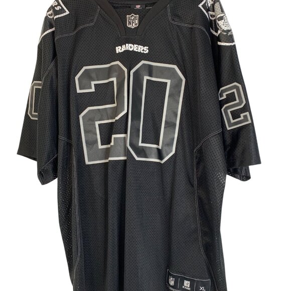 Retro NFL Team Apparel Oakland Raiders Darren McFadden #20 Black Jersey Size XL - Picture 2 of 8
